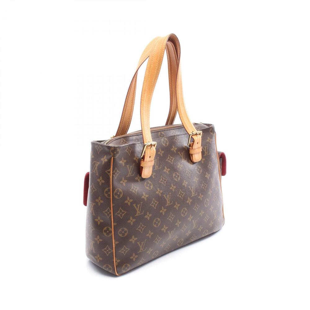 Louis Vuitton Multiplicit Monogram Handbag Canvas Leather Brown